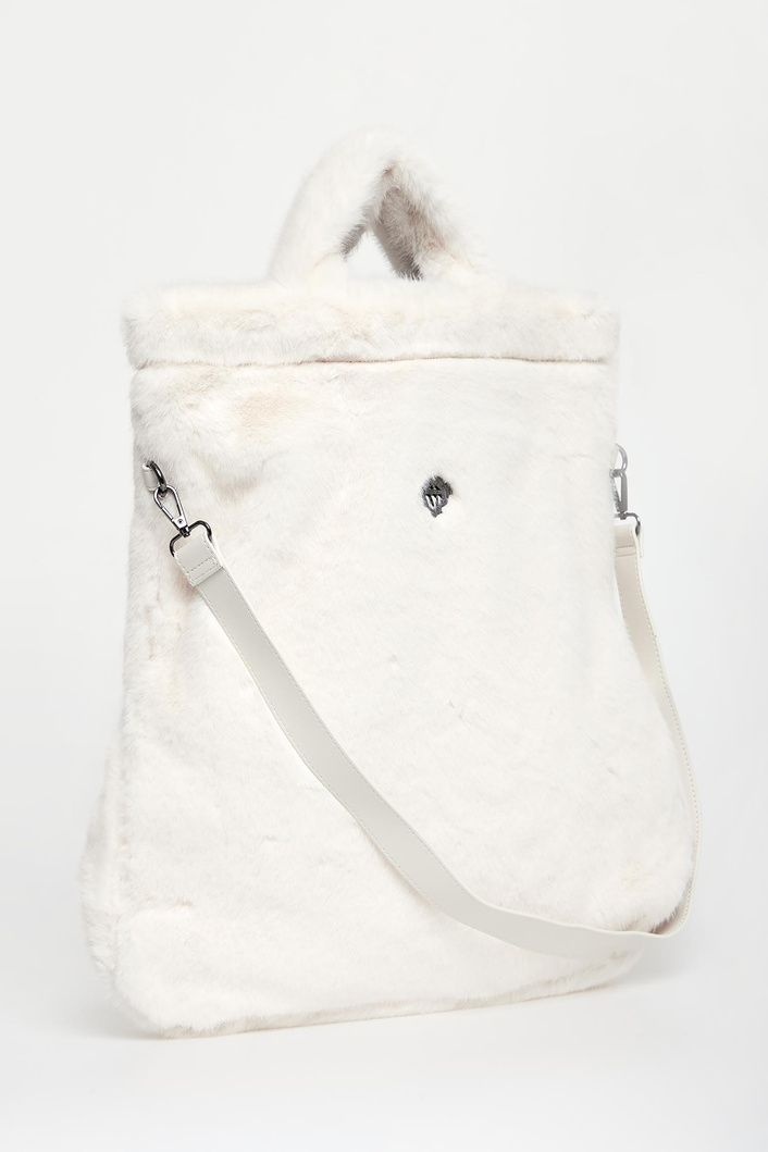 Torebka futerkowy shopper DIEGO M