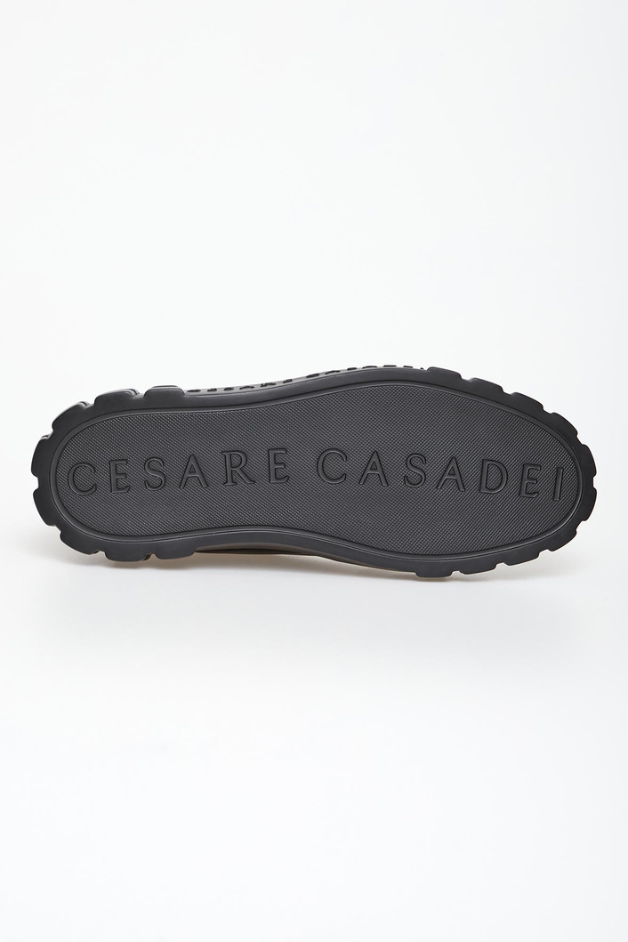 Sneakersy męskie skórzane CESARE CASADEI