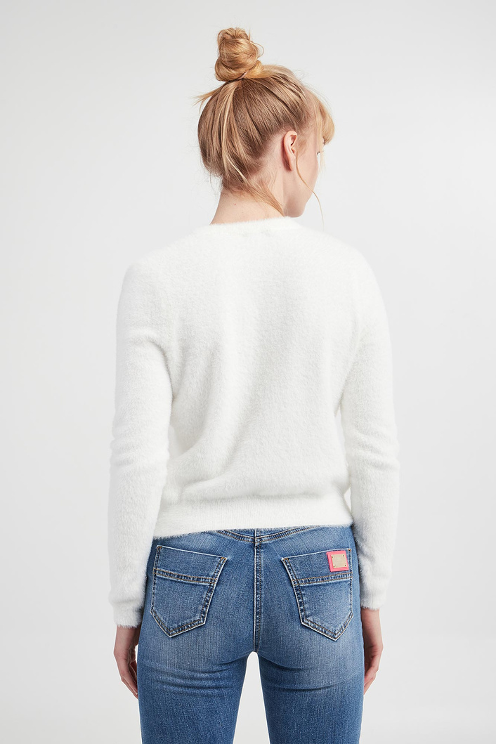 Kardigan damski futrzany ELISABETTA FRANCHI