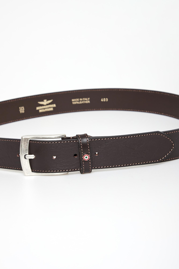 Pasek męski skórzany AERONAUTICA MILITARE