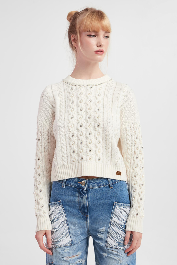 Sweter damski wełniany ELISABETTA FRANCHI