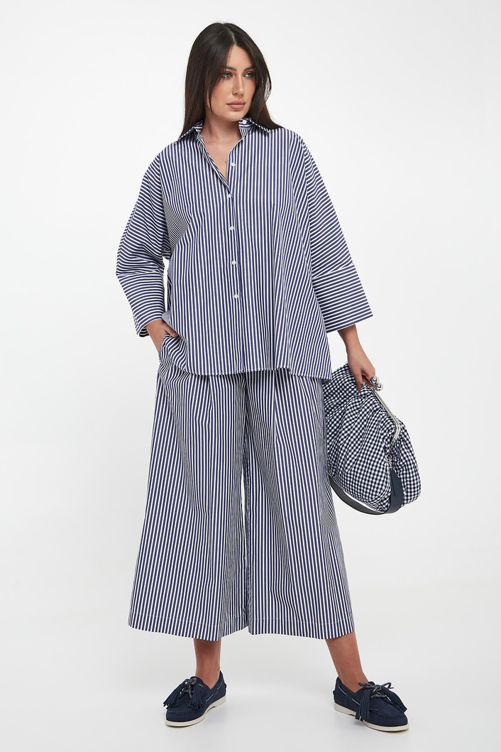 Koszula damska popelinowa w paski Hudson WEEKEND MAX MARA