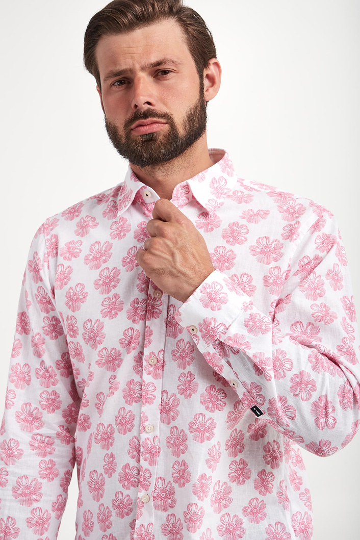 Koszula męska lniana Hanson2K-W JOOP! JEANS