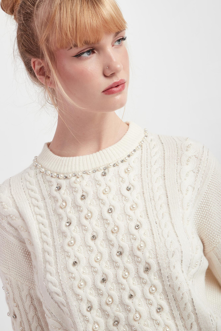 Sweter damski wełniany ELISABETTA FRANCHI