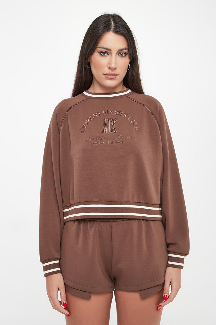 Bluza damska z logo ARMANI EXCHANGE