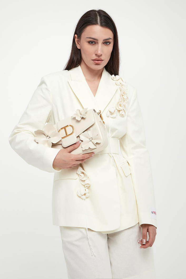 Marynarka damska z lnem TWINSET ACTITUDE