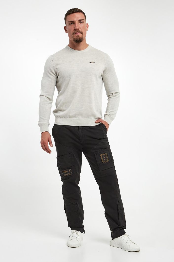 Sweter męski wełniany AERONAUTICA MILITARE
