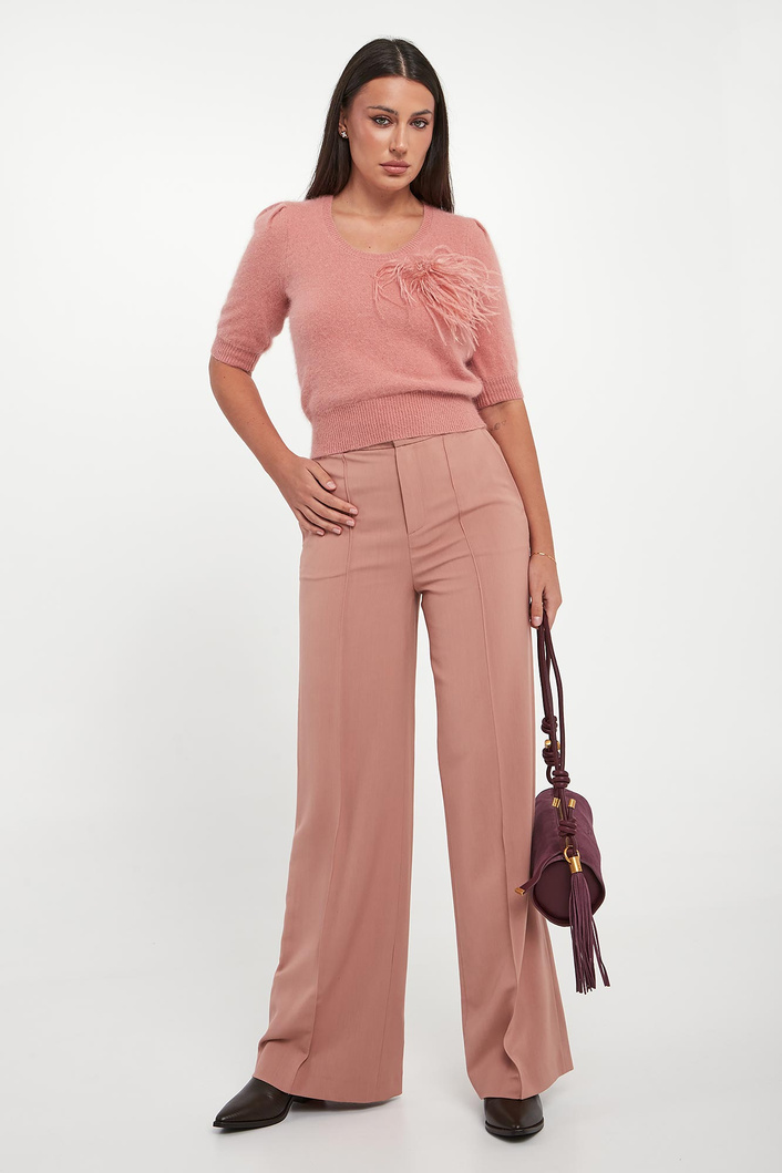 Sweter damski z przypinką TWINSET