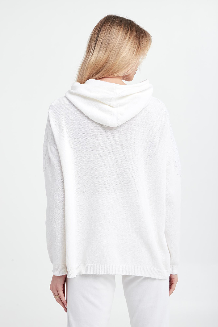 Sweter damski z kapturem ERMANNO FIRENZE