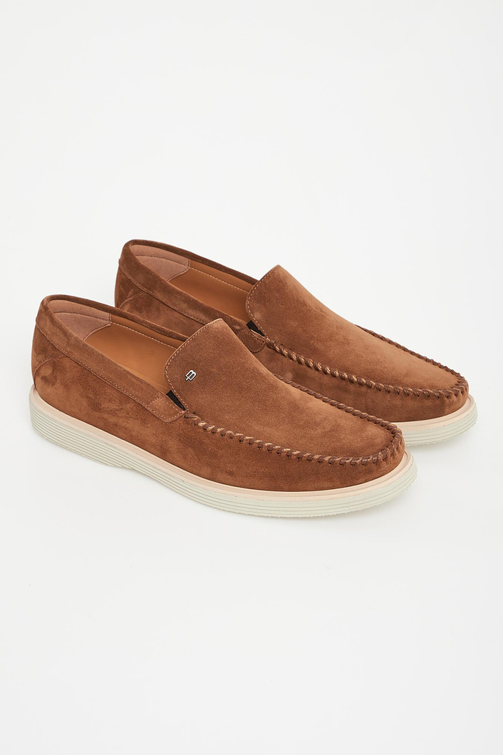 Loafersy męskie zamszowe BALDININI