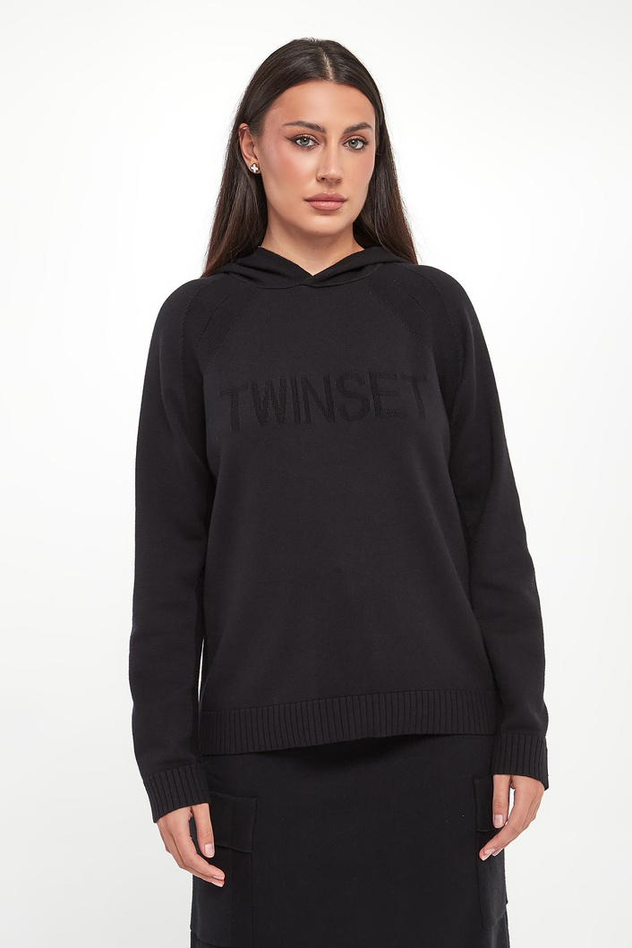 Sweter damski z kapturem TWINSET U&B