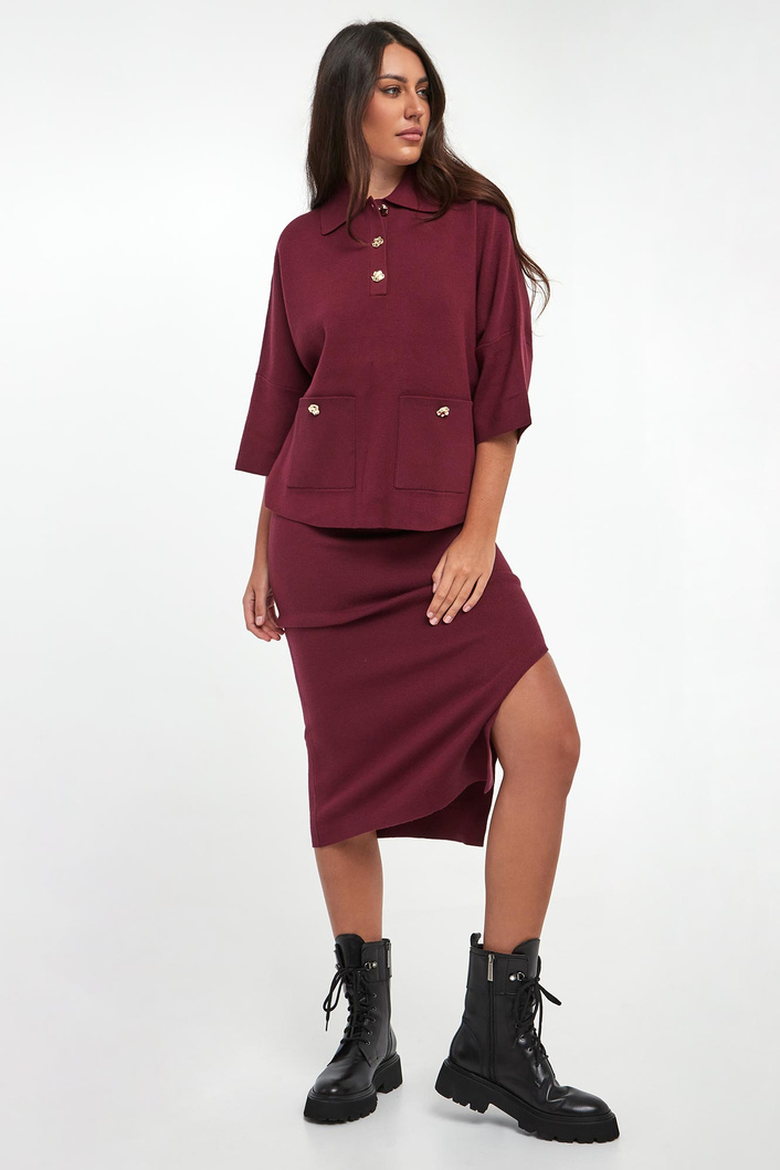 Spódnica midi JOSEPH RIBKOFF