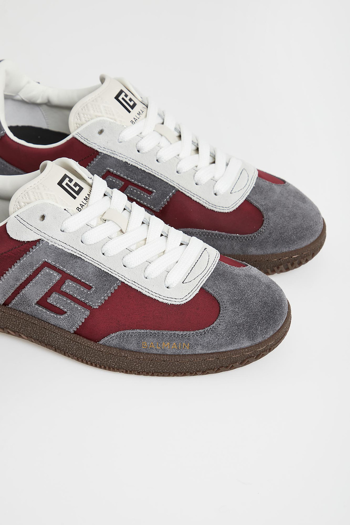 Sneakersy męskie skórzane BALMAIN