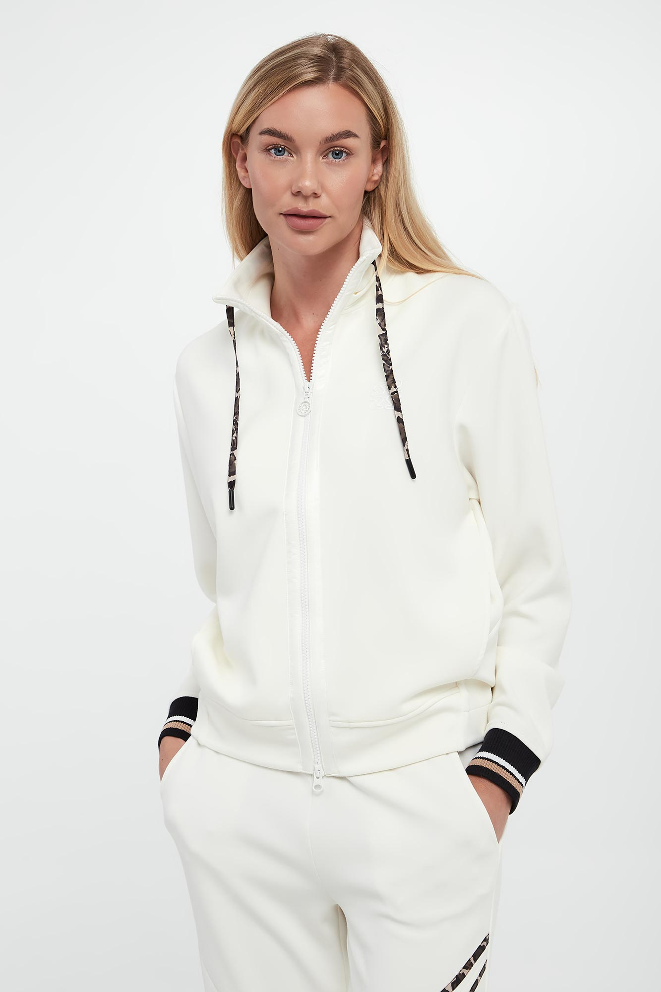 Bluza damska z modalem SPORTALM Ecru Regular