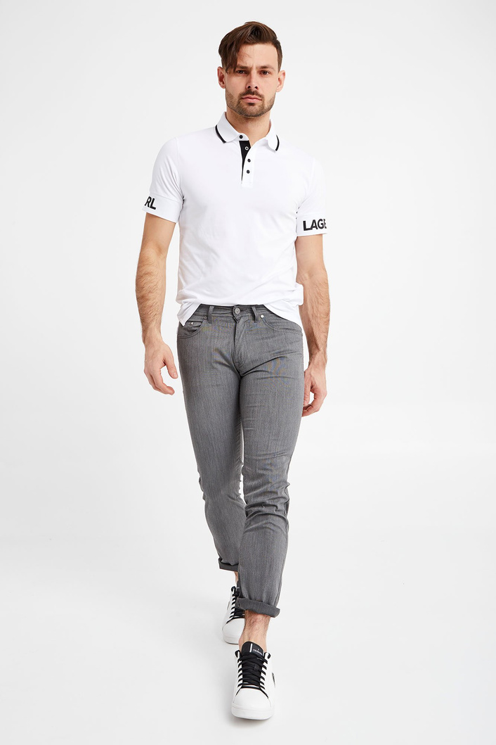 Spodnie tkaninowe KARL LAGERFELD