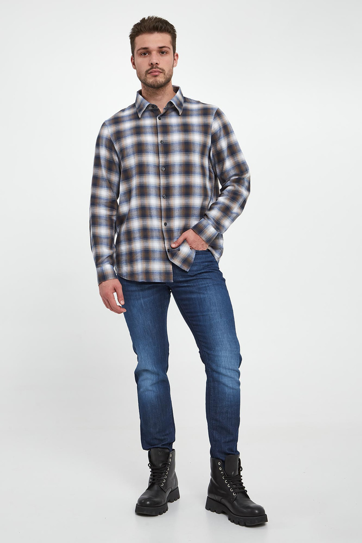 Koszula męska w kratkę ARMANI EXCHANGE