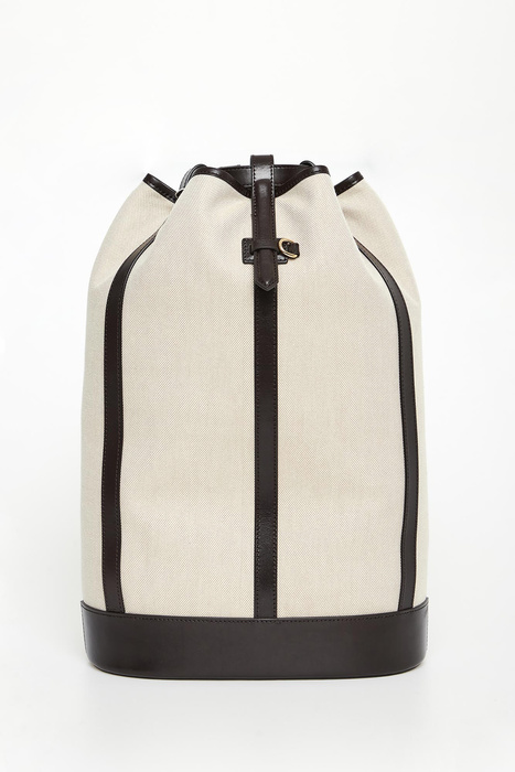 Plecak damski płócienno-skórzany Canapa WEEKEND MAX MARA