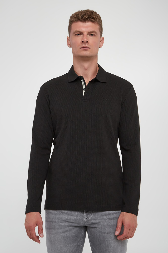 Longsleeve męski z kołnierzem polo Amare JOOP! JEANS