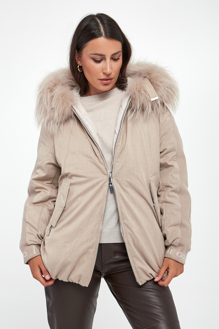 Kurtka damska puchowa dwustronna DIEGO M