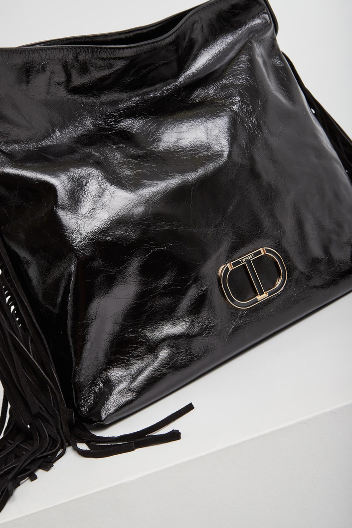 Torebka damska hobo maxi skórzana TWINSET