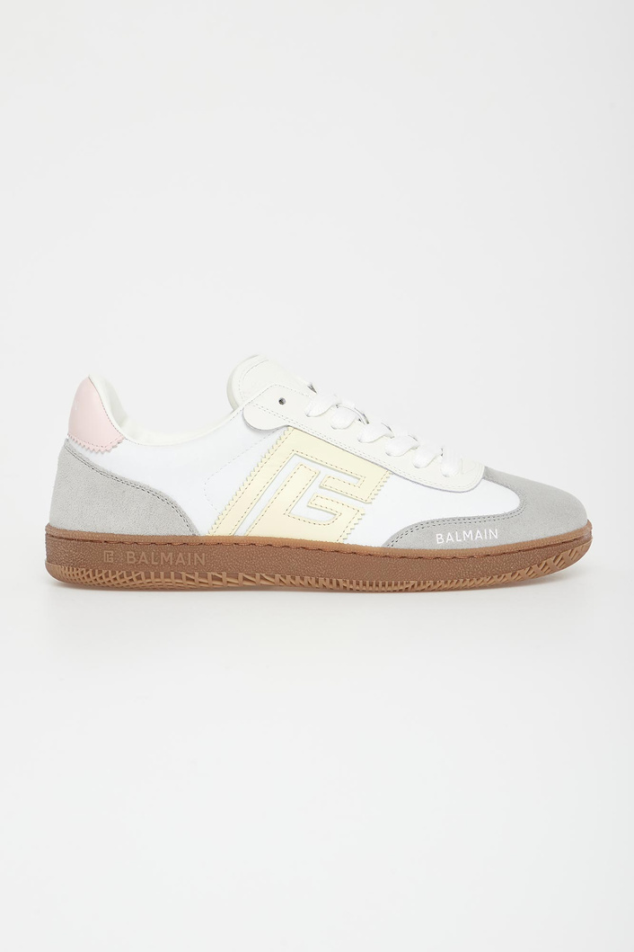 Sneakersy damskie skórzane BALMAIN