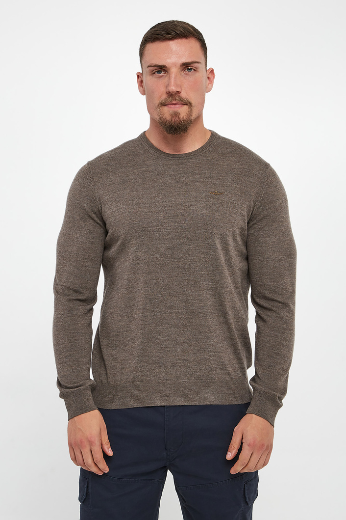 Sweter męski wełniany AERONAUTICA MILITARE