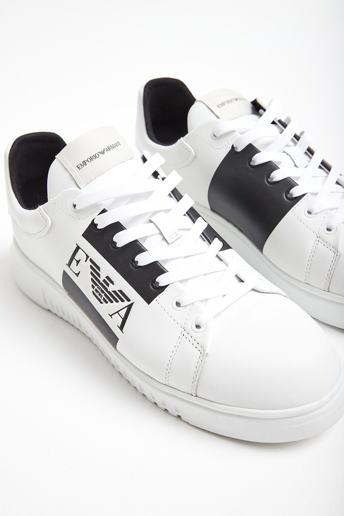 Sneakersy męskie skórzane EMPORIO ARMANI