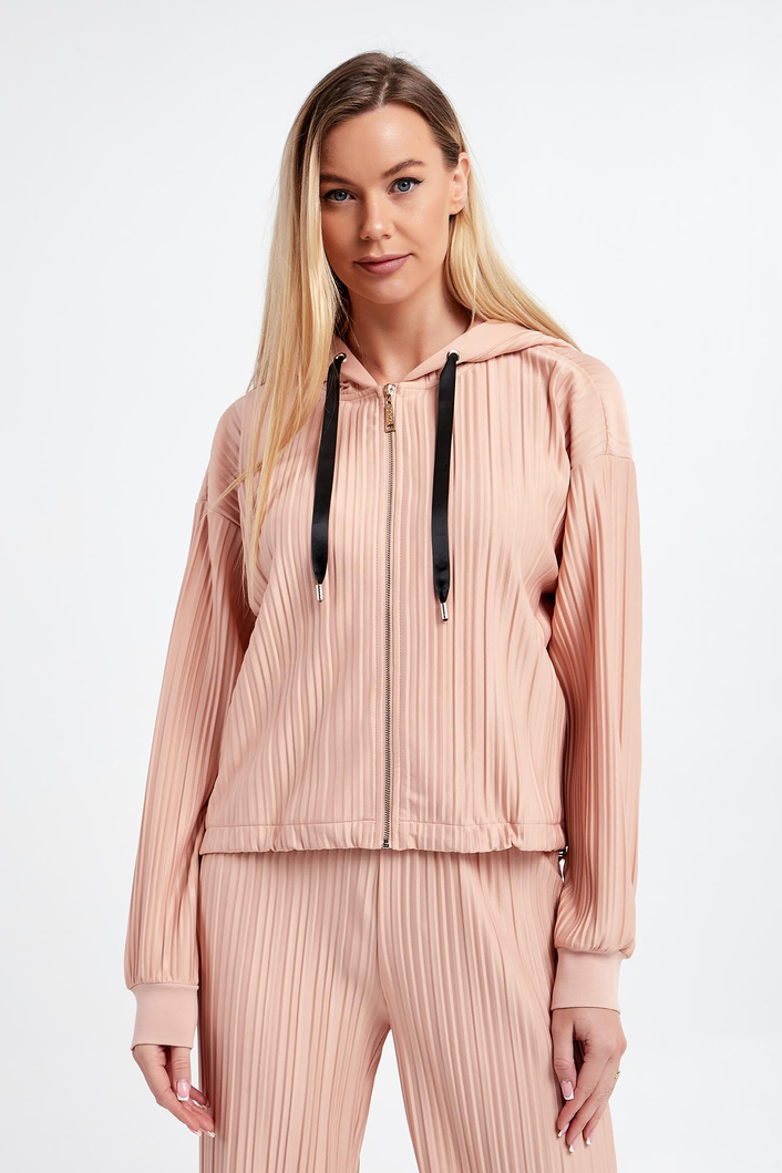 Bluza dresowa damska plisowana LIU JO