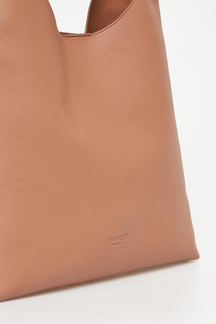 Torebka skórzana hobo TWINSET