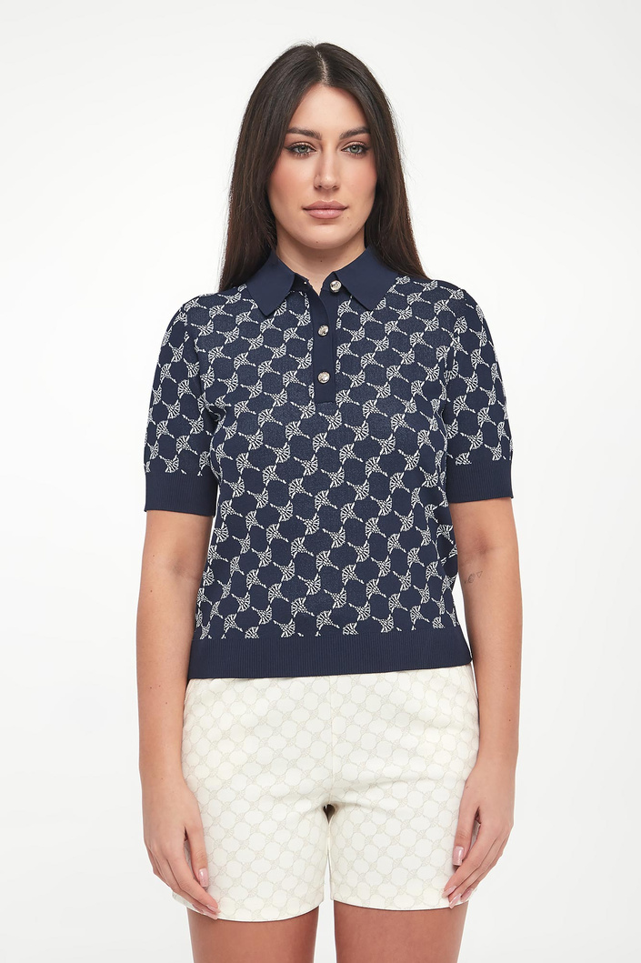 Polo damskie z logo Kella JOOP!
