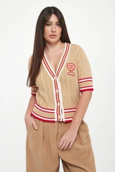 Kardigan damski z krótkim rękawem ERMANNO FIRENZE