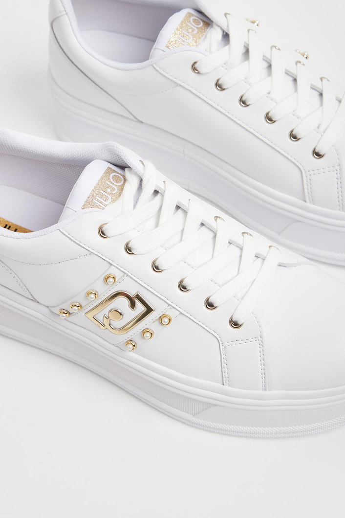 Sneakersy damskie skórzane LIU JO