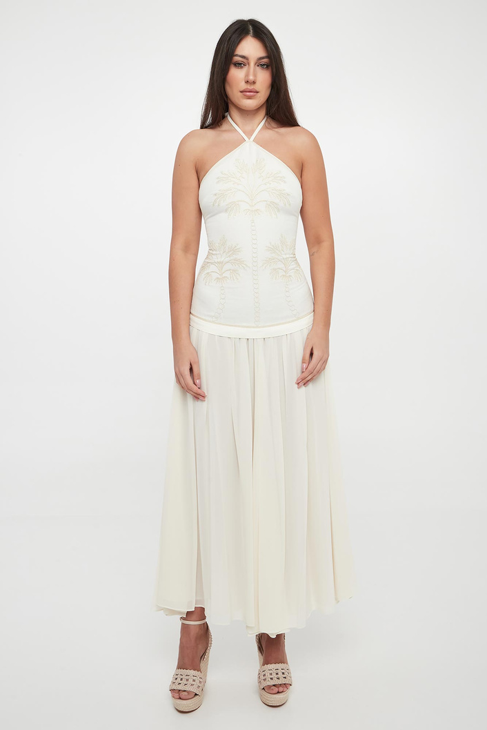 Sukienka lniana TWINSET U&B
