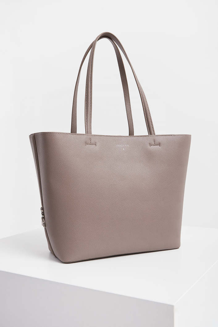 Torebka skórzana shopper PATRIZIA PEPE