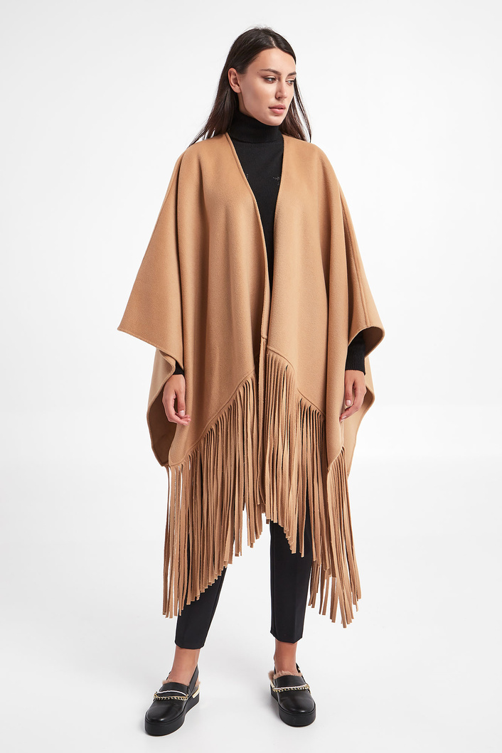 Ponczo wełniane ERMANNO FIRENZE