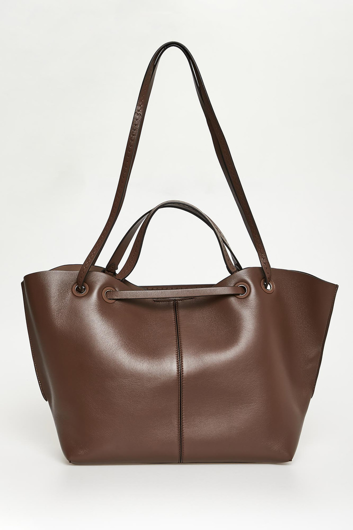 Torebka skórzana shopper Mixeddoubles MAX MARA ACCESSORI