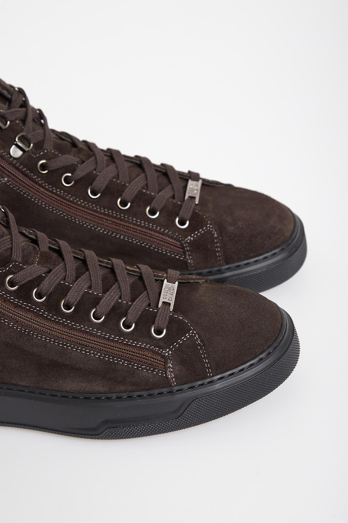 Sneakersy męskie zamszowe CESARE CASADEI