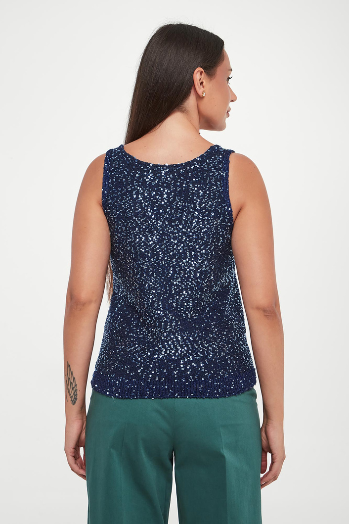 Top damski z cekinami Milord WEEKEND MAX MARA