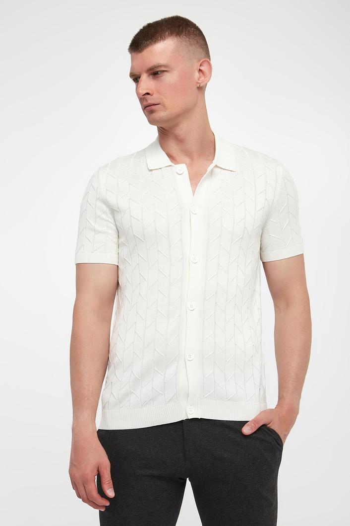 Sweter męski z krótkim rękawem Kenoro JOOP!