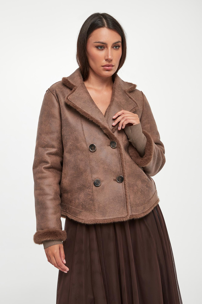 Kożuch damski dwustronny Orsina JOOP!