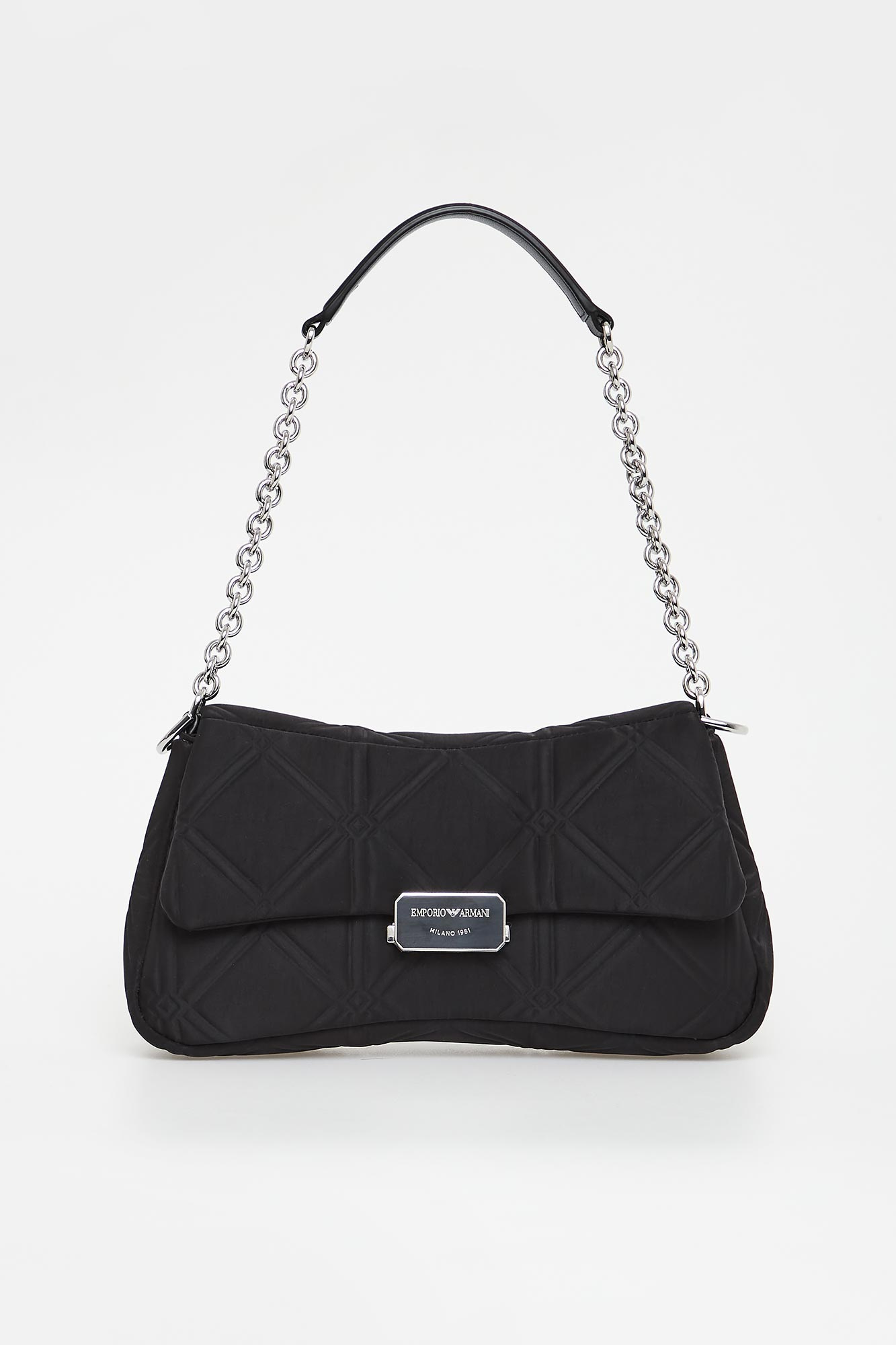 Torebka hobo EMPORIO ARMANI Czarny