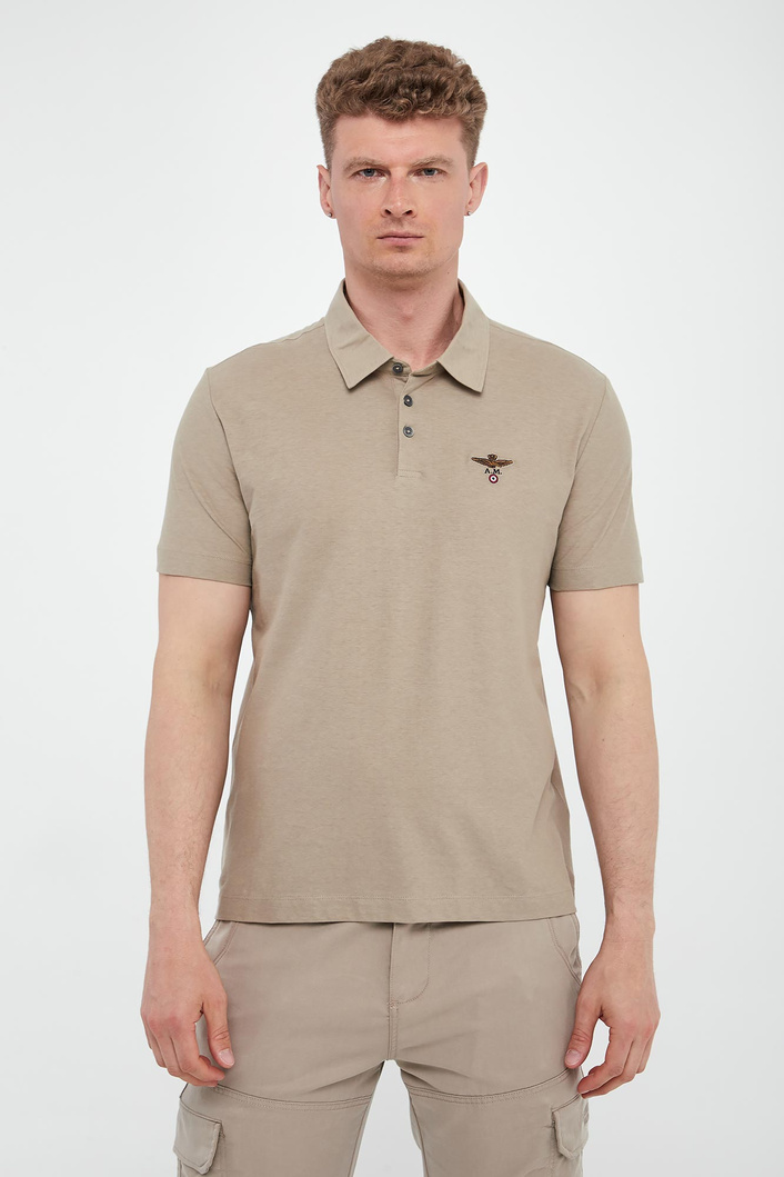  Polo męskie z haftem AERONAUTICA MILITARE