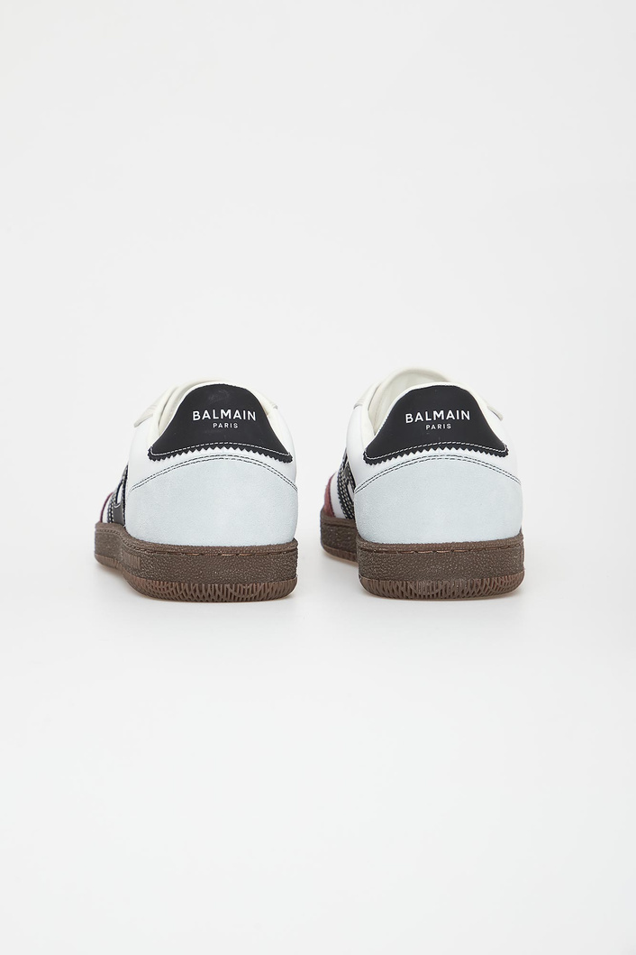 Sneakersy męskie skórzane BALMAIN