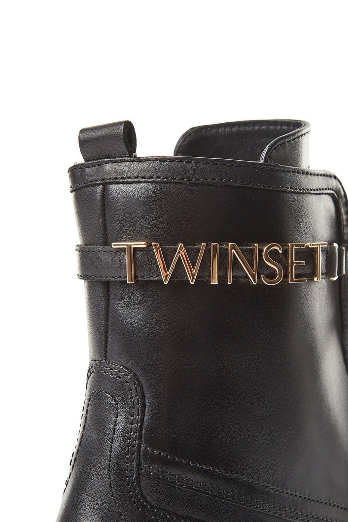 Trapery skórzane TWINSET