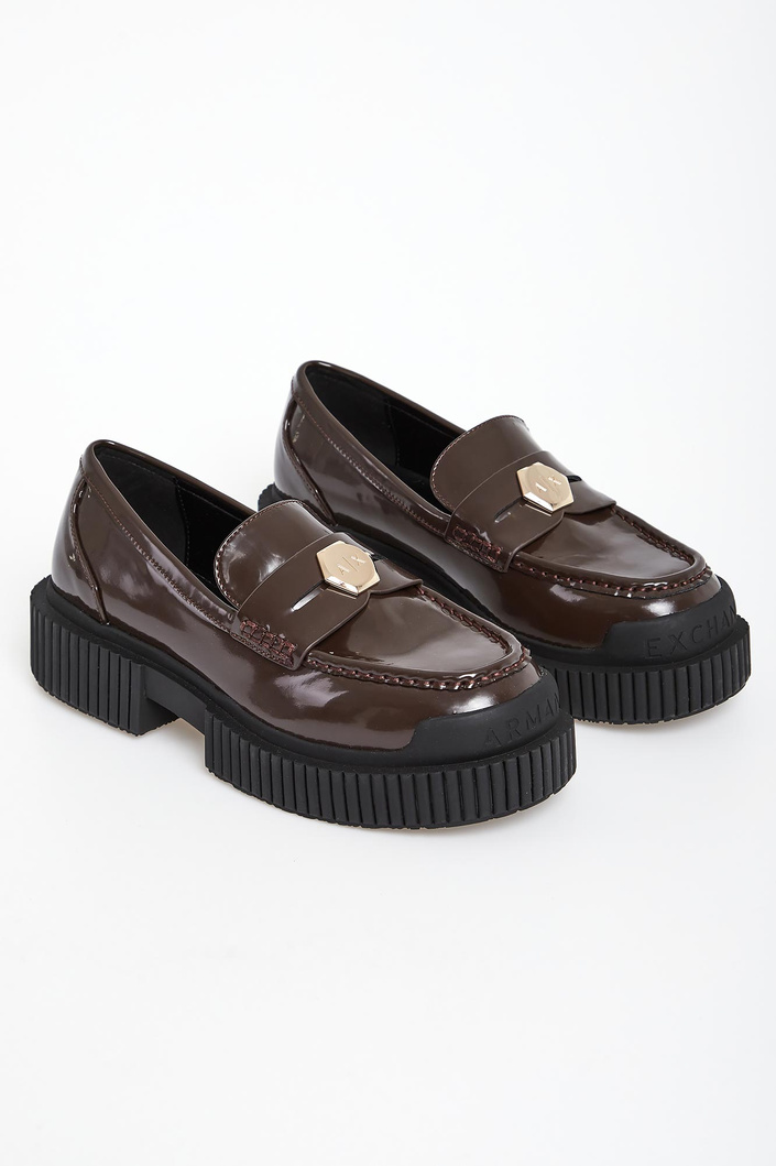 Loafersy damskie ARMANI EXCHANGE