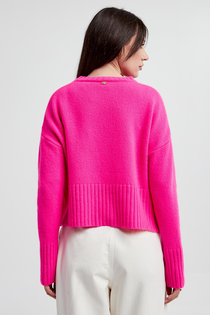 Sweter damski wełniano-kaszmirowy Armadillo PINKO