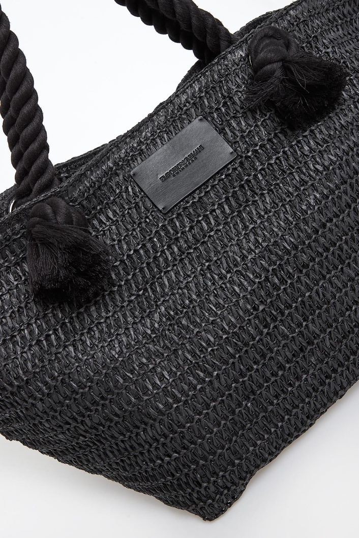 Torebka damska pleciona EMPORIO ARMANI SWIMWEAR