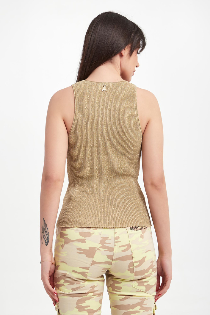 Top damski lureksowy PATRIZIA PEPE