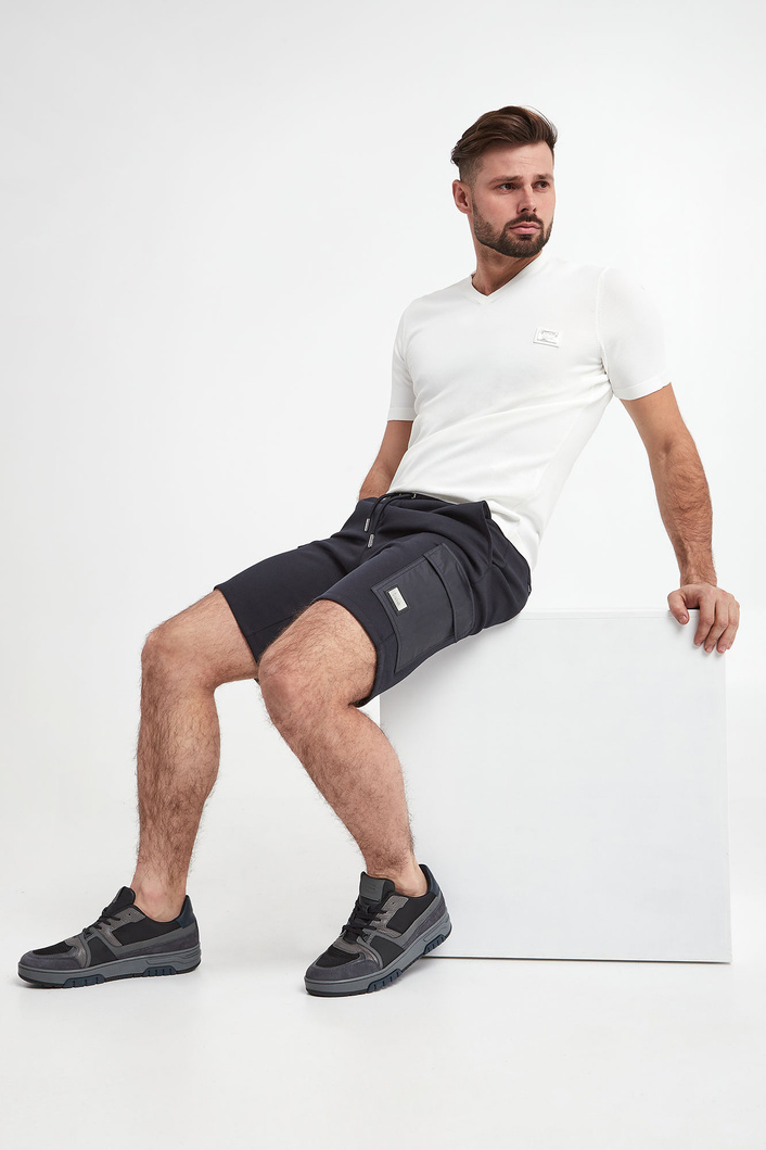 T-shirt męski swetrowy KARL LAGERFELD