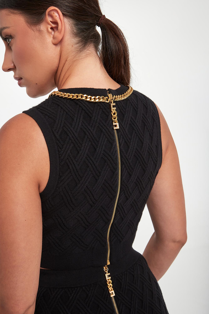 Top damski z łańcuchem ELISABETTA FRANCHI